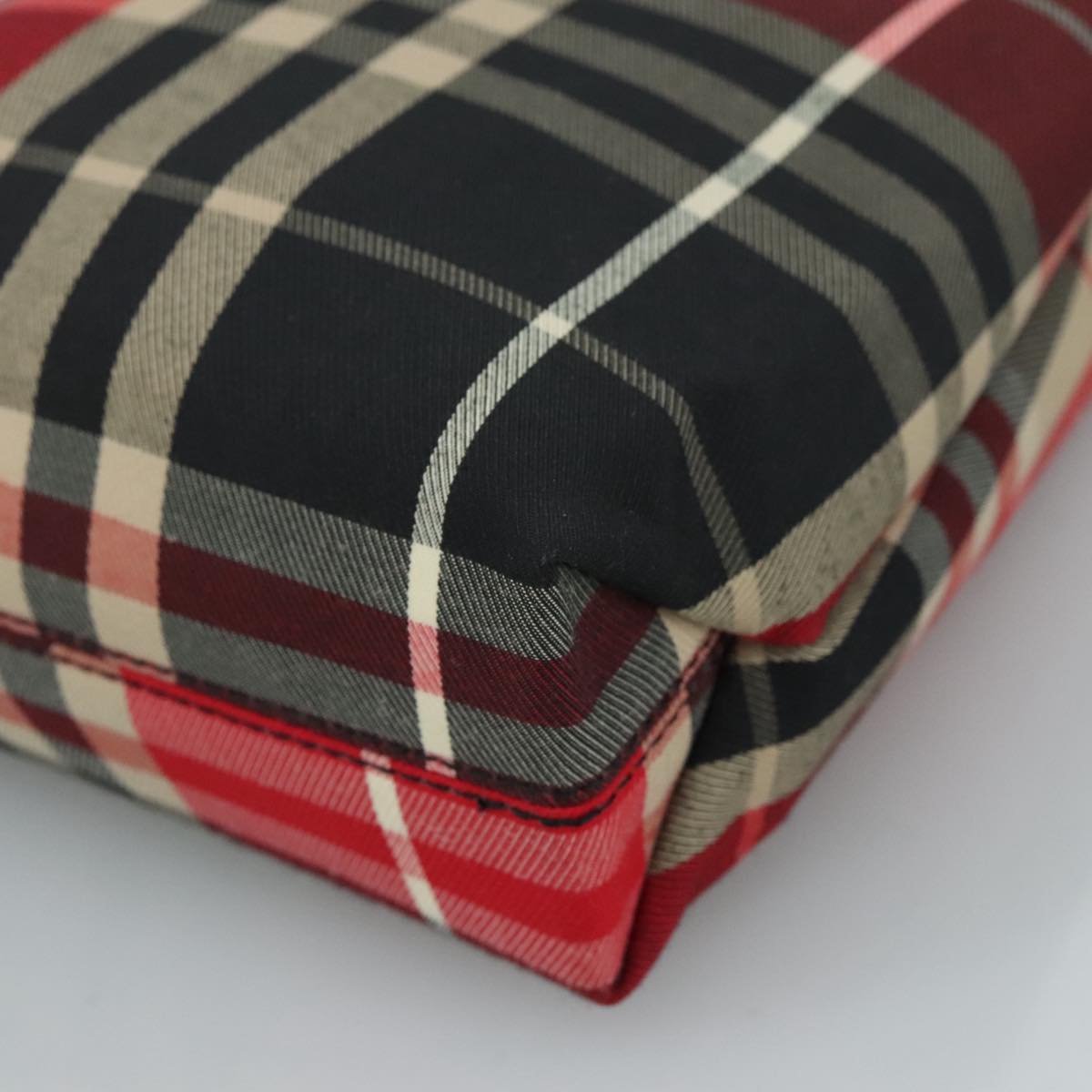 Burberry Red Canvas Nova Check