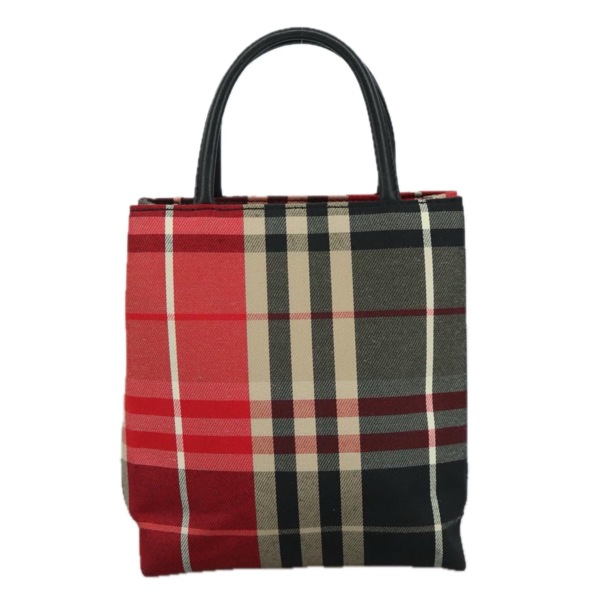 Burberry Red Canvas Nova Check