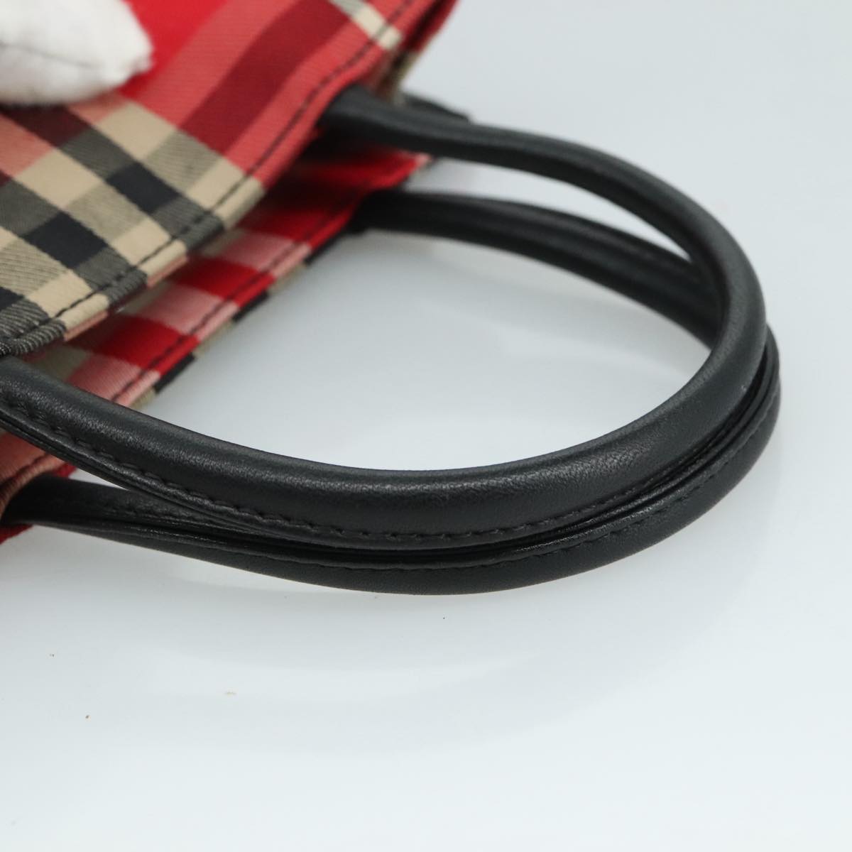 Burberry Red Canvas Nova Check