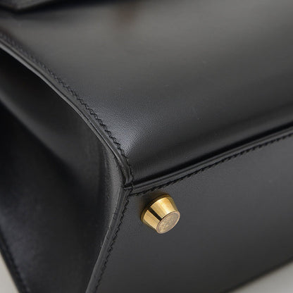 Hermès Black Leather Kelly