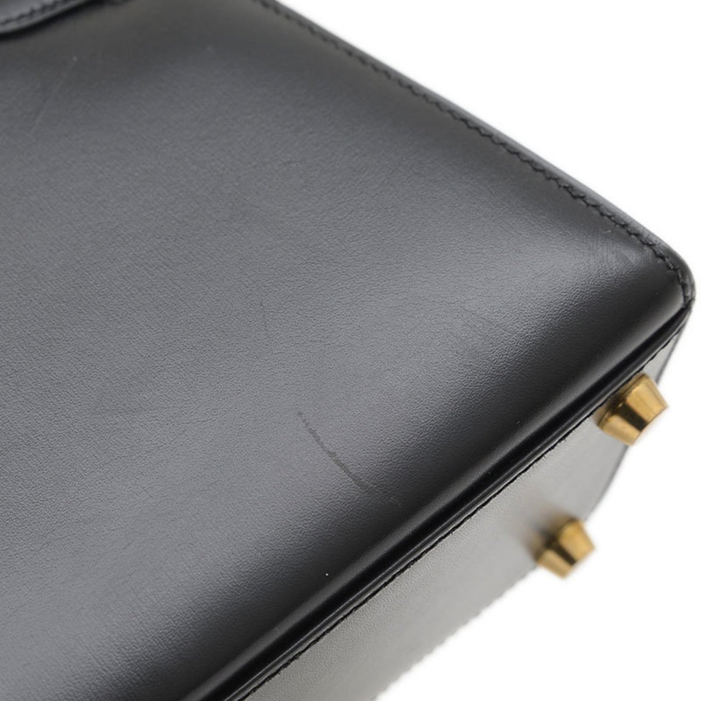Hermès Black Leather Kelly