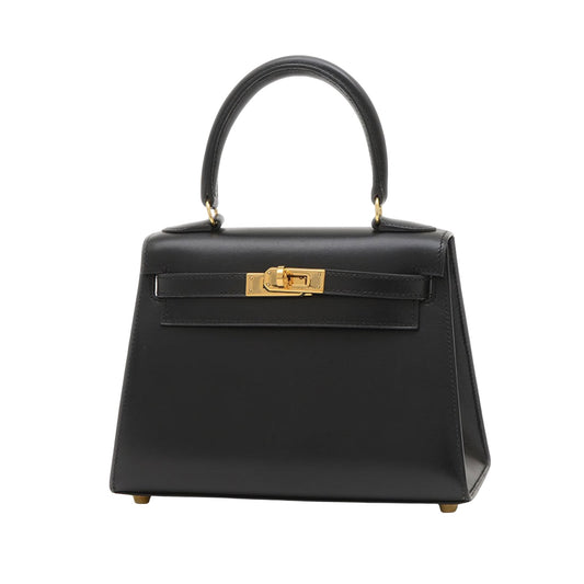 Hermès Black Leather Kelly