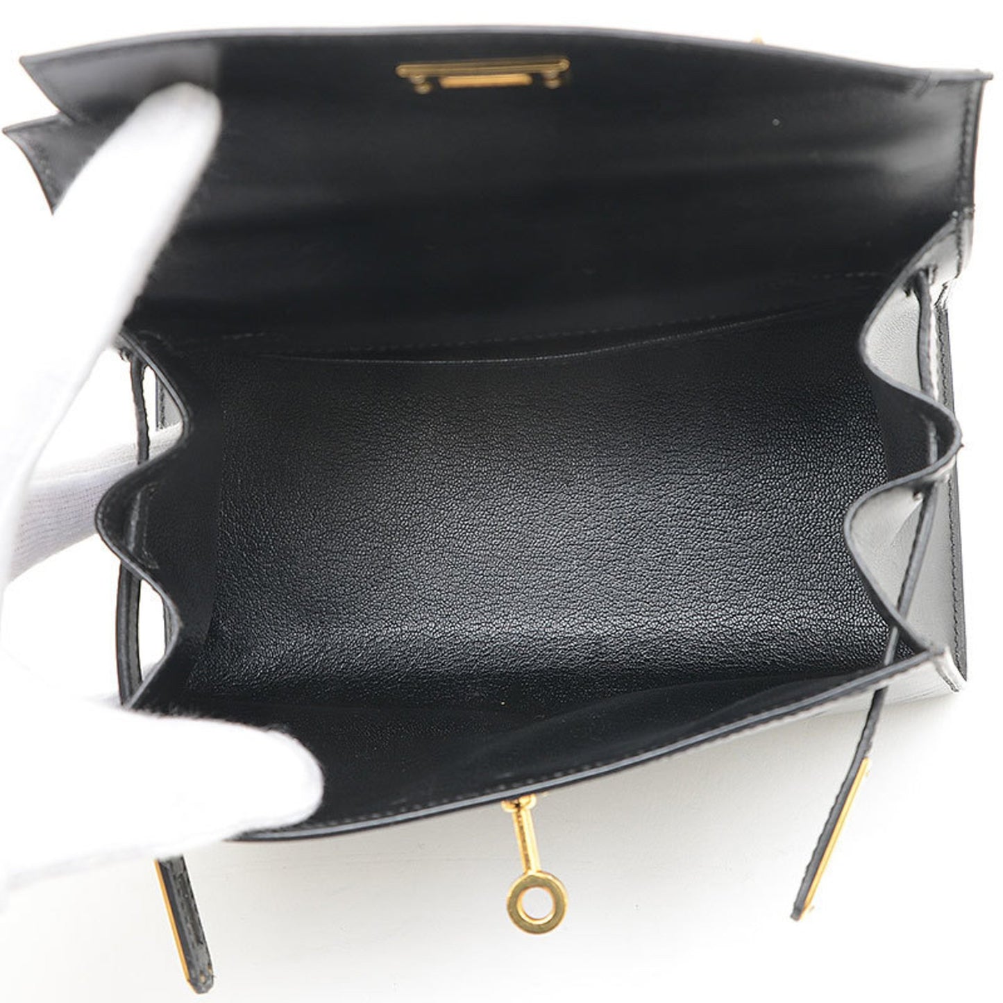 Hermès Black Leather Kelly