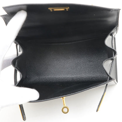 Hermès Black Leather Kelly