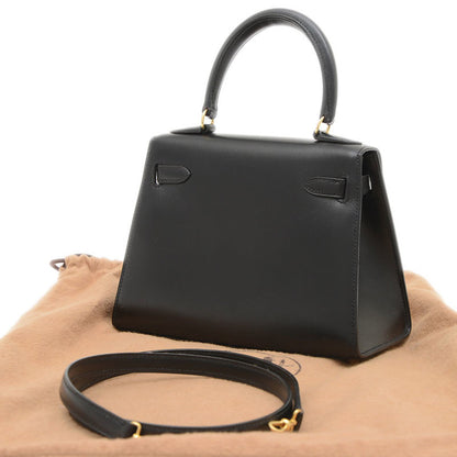 Hermès Black Leather Kelly