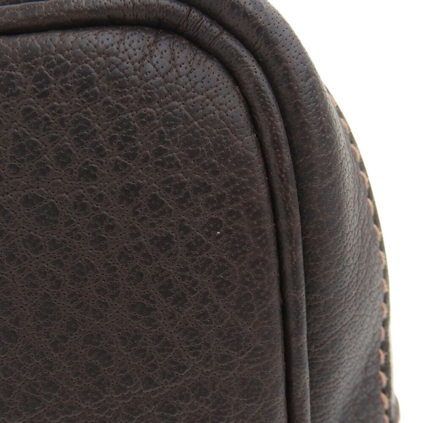 Hermès Brown Canvas Garden Party
