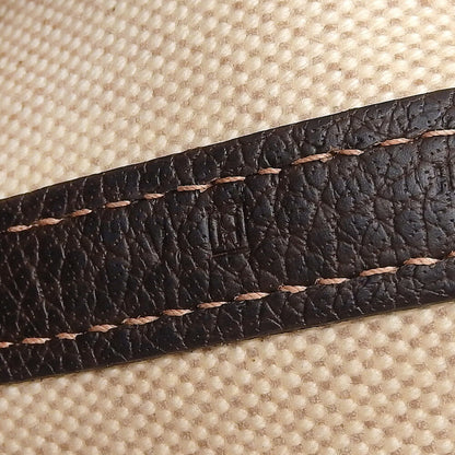 Hermès Brown Canvas Garden Party