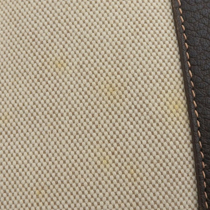 Hermès Brown Canvas Garden Party