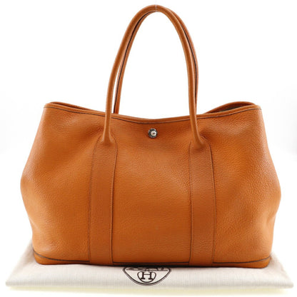 Hermès Orange Leather Tote
