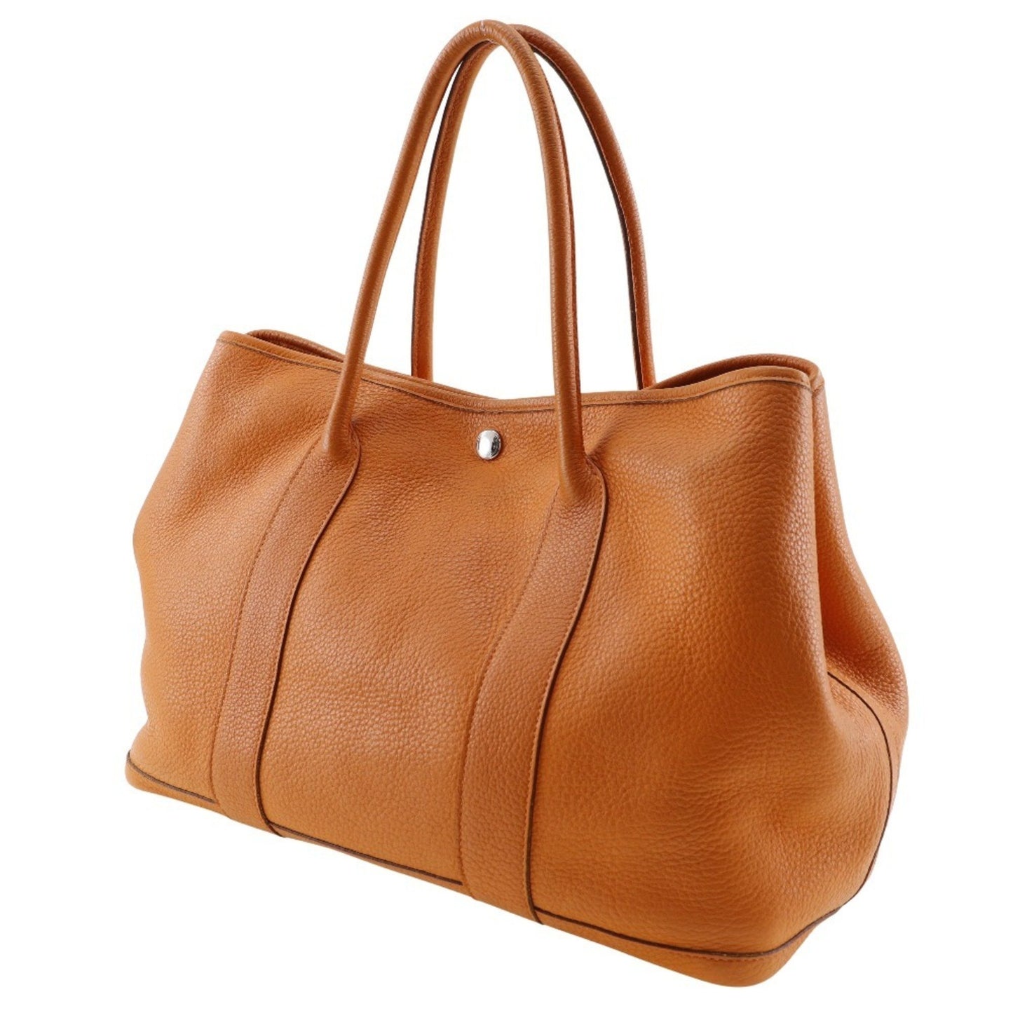 Hermès Orange Leather Tote