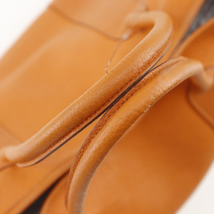 Hermès Orange Leather Tote