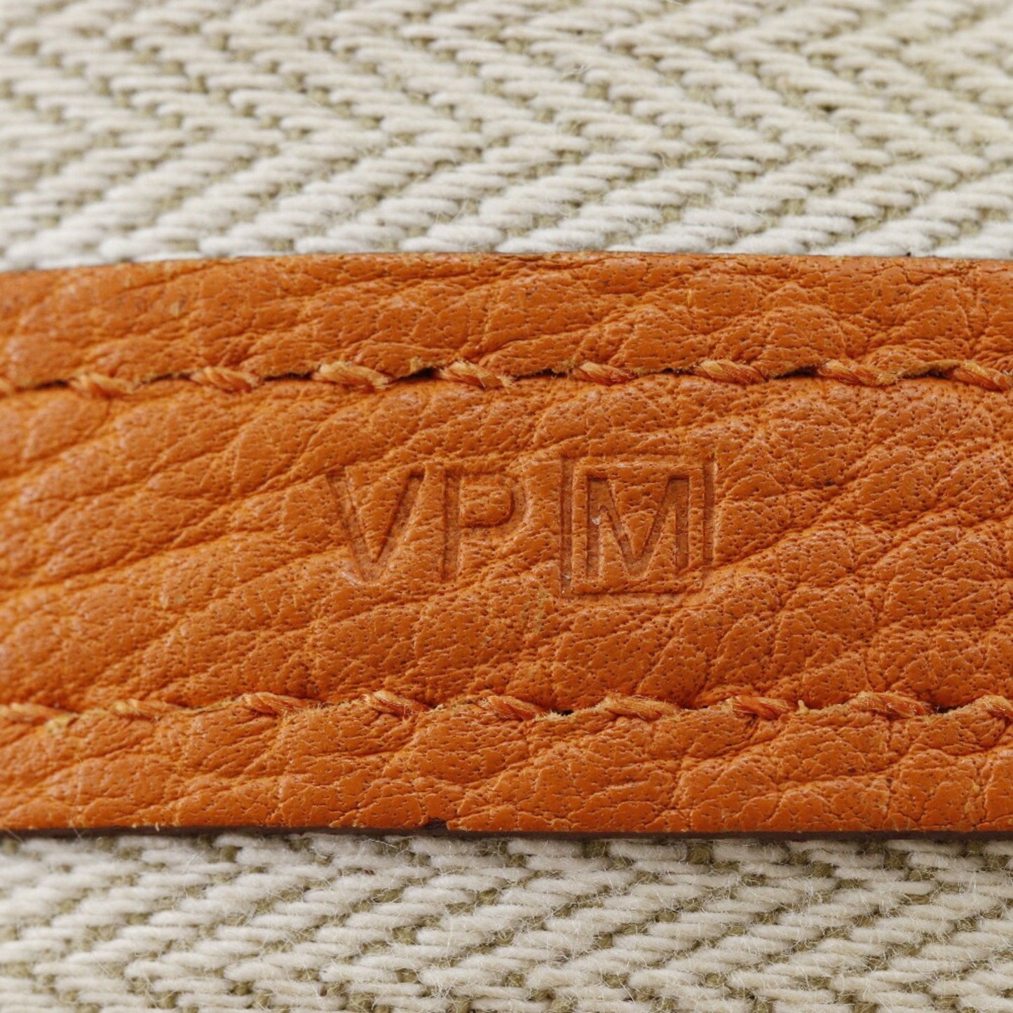 Hermès Orange Leather Tote