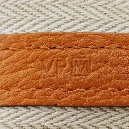 Hermès Orange Leather Tote