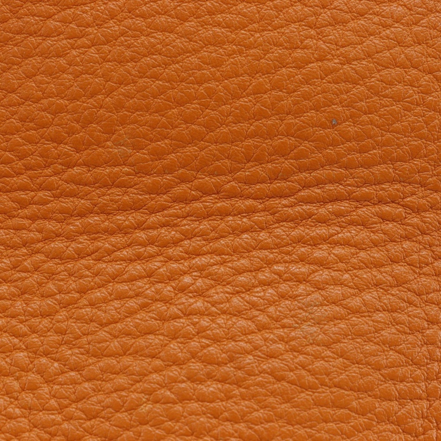 Hermès Orange Leather Tote