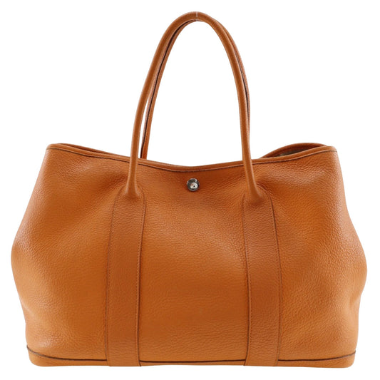Hermès Orange Leather Tote