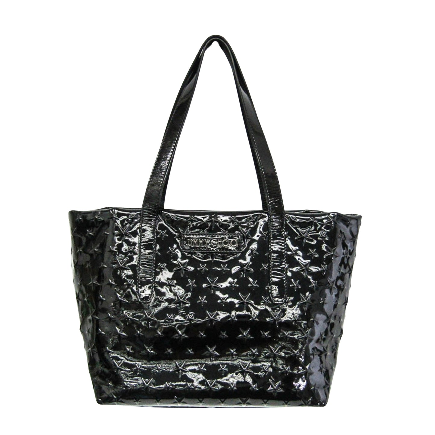 Jimmy Choo Black Patent Leather Tote