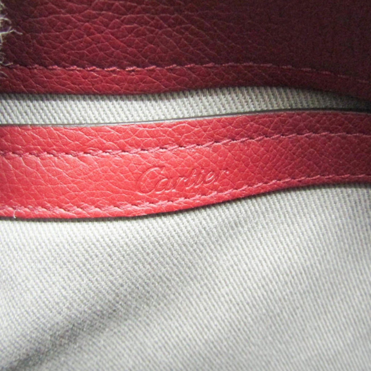 Cartier Red Leather Must Line