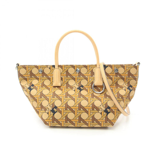 Tory Burch Brown Canvas Tote