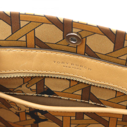Tory Burch Brown Canvas Tote