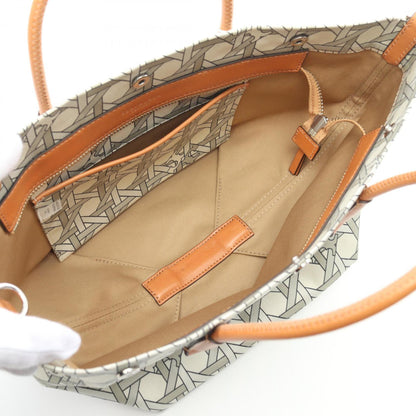 Tory Burch Brown Canvas Tote