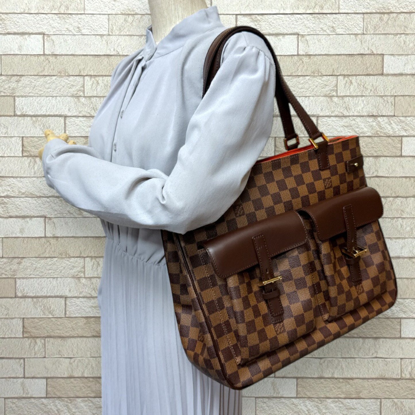 Louis Vuitton Brown Canvas Uzes