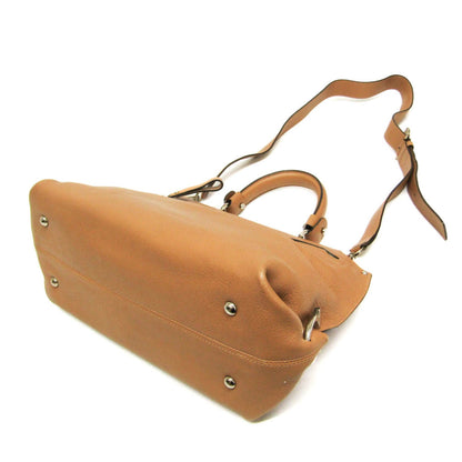 Salvatore Ferragamo Brown Leather Sofia