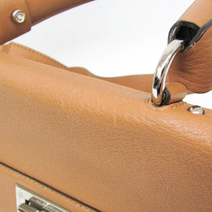 Salvatore Ferragamo Brown Leather Sofia