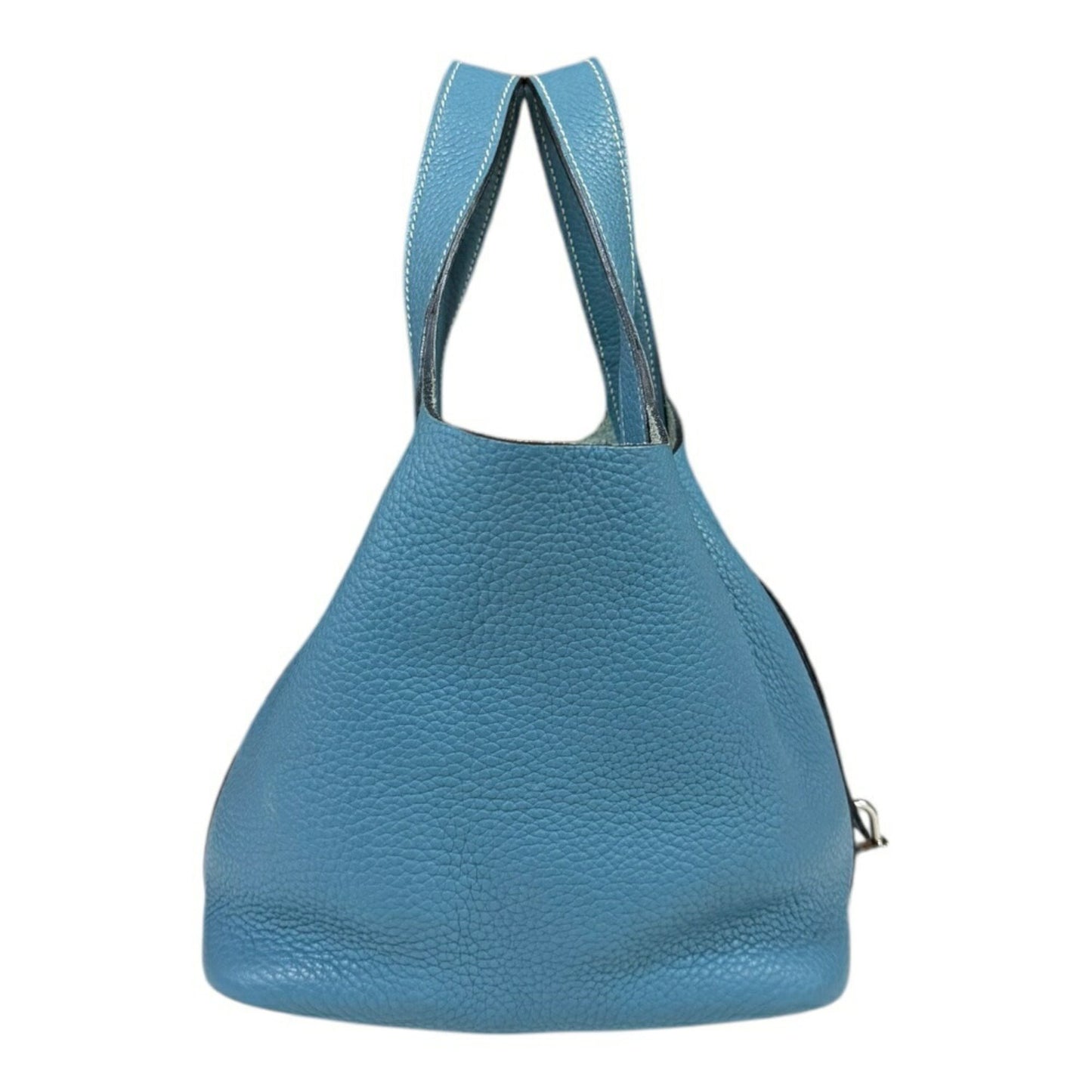 Hermès Blue Leather Picotin Lock