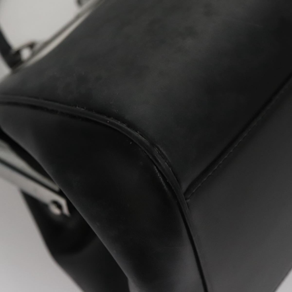 Prada Black Leather Flame