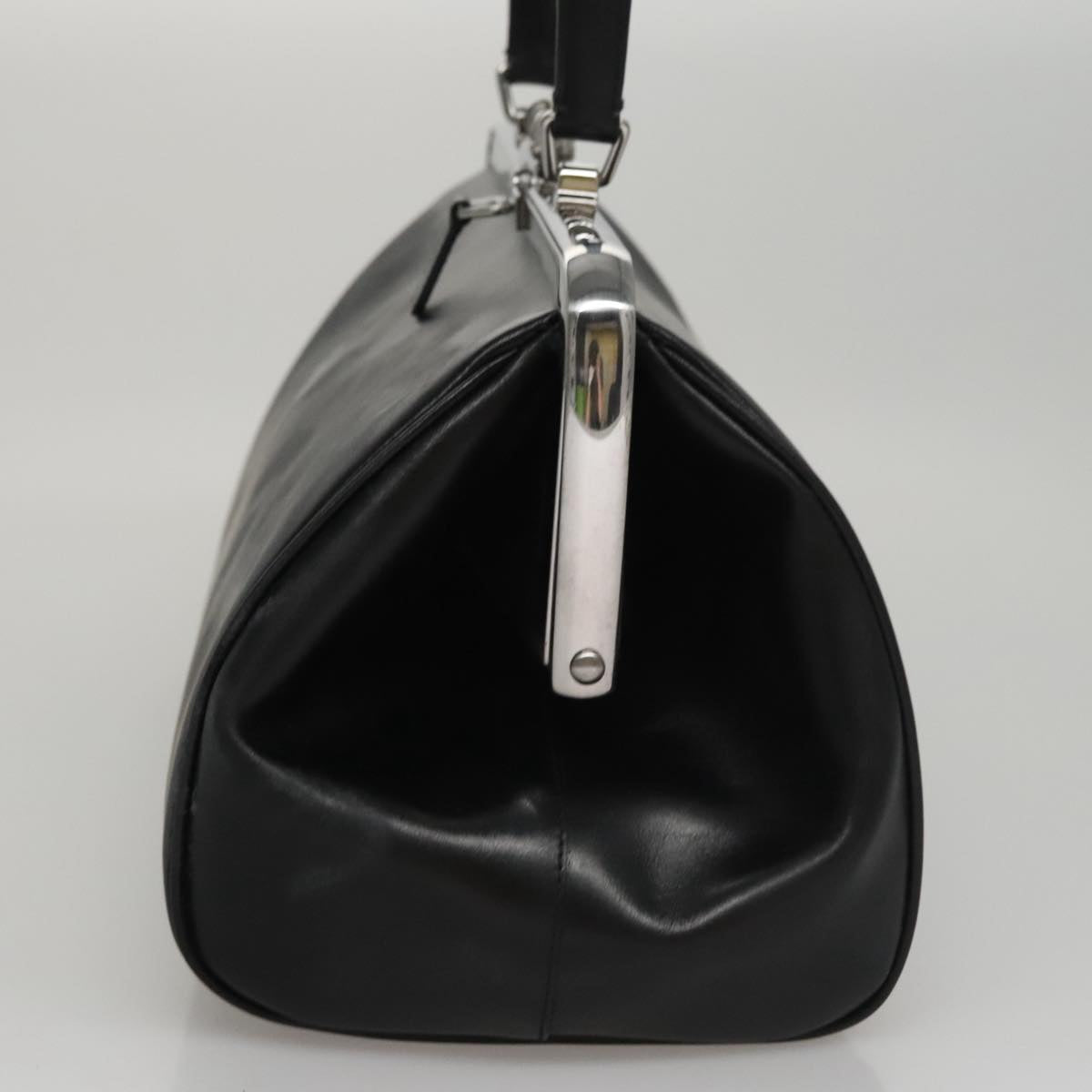 Prada Black Leather Flame