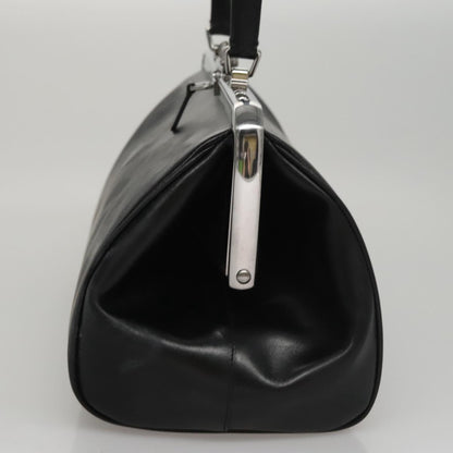 Prada Black Leather Flame