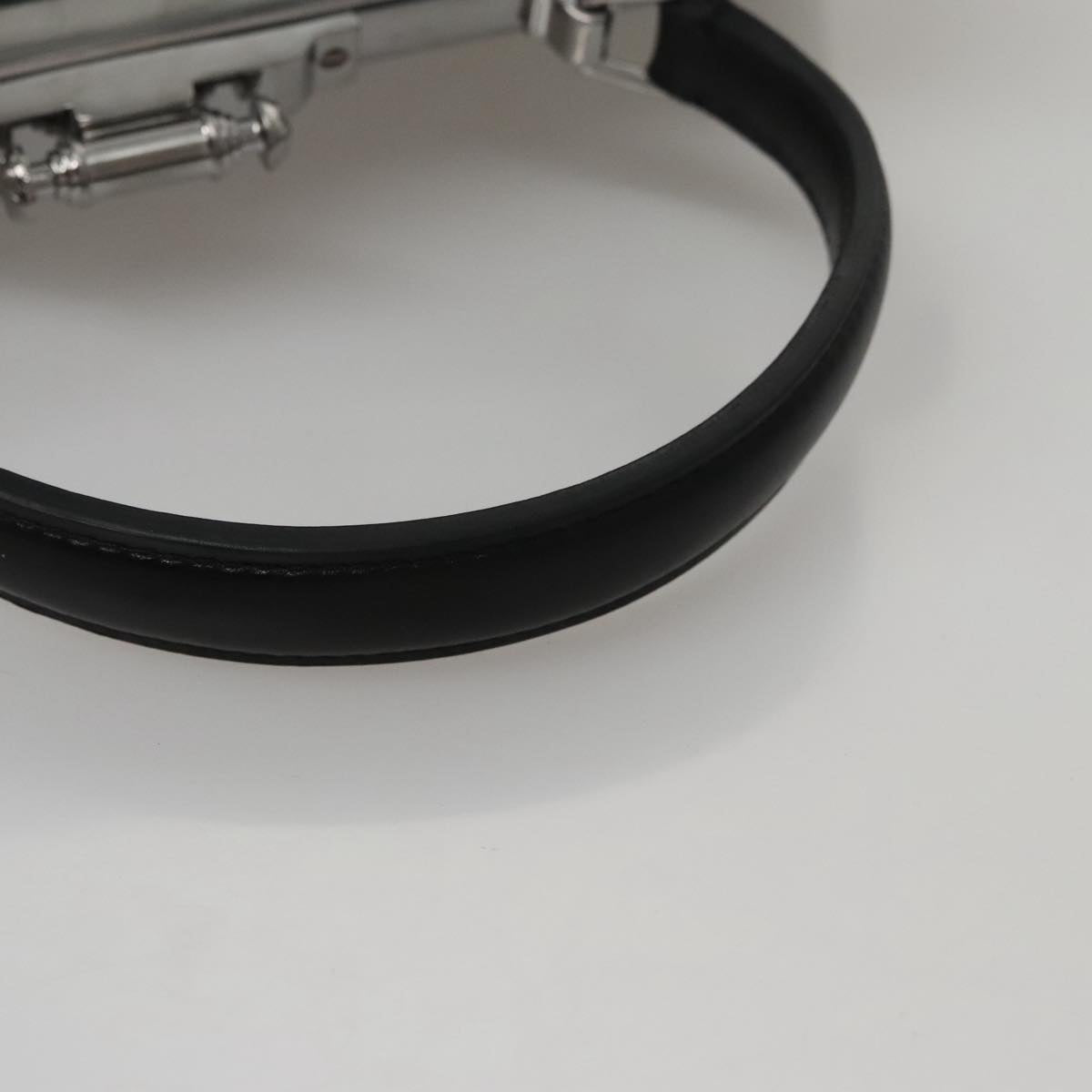 Prada Black Leather Flame