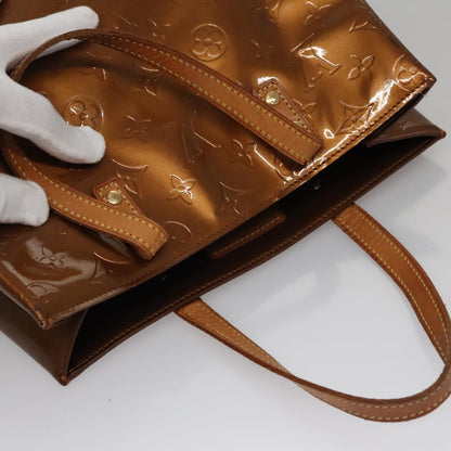 Louis Vuitton Brown Patent Leather Reade
