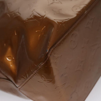 Louis Vuitton Brown Patent Leather Reade