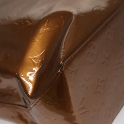 Louis Vuitton Brown Patent Leather Reade