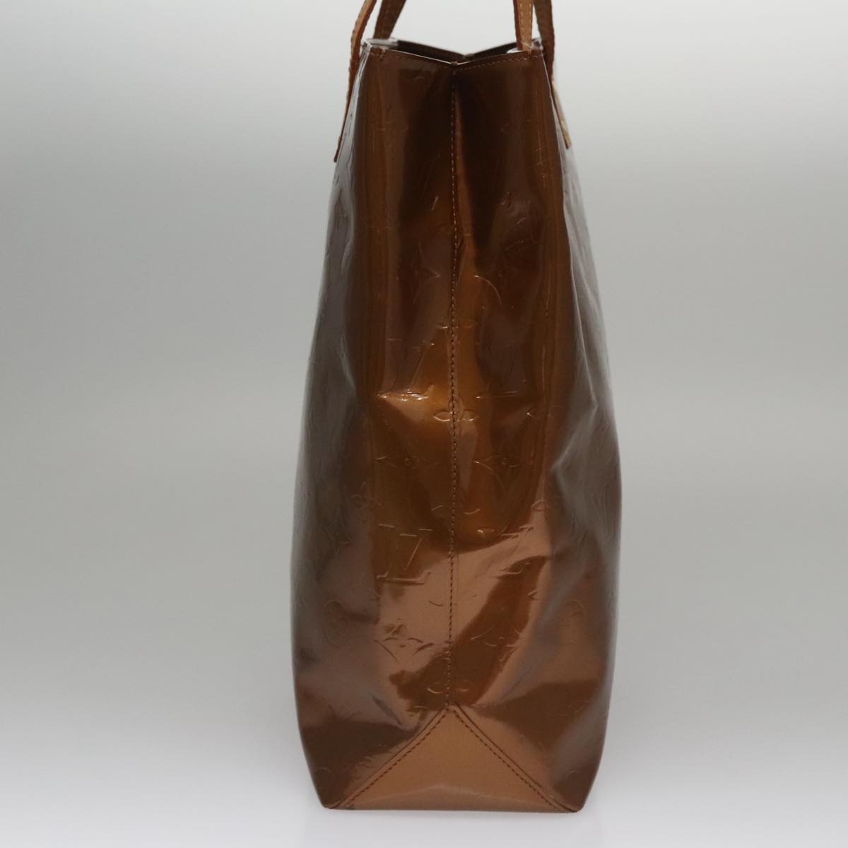 Louis Vuitton Brown Patent Leather Reade