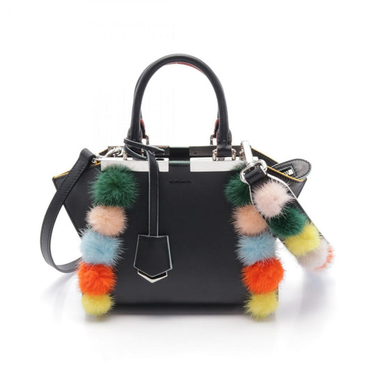 Fendi Multi Leather Pompon