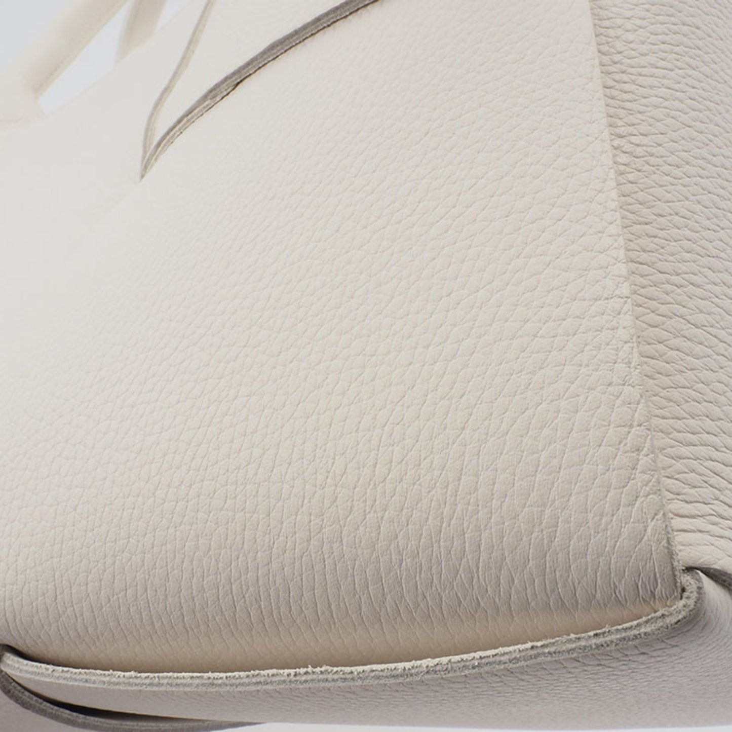 Bottega Veneta White Leather Arco