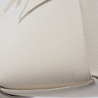Bottega Veneta White Leather Arco