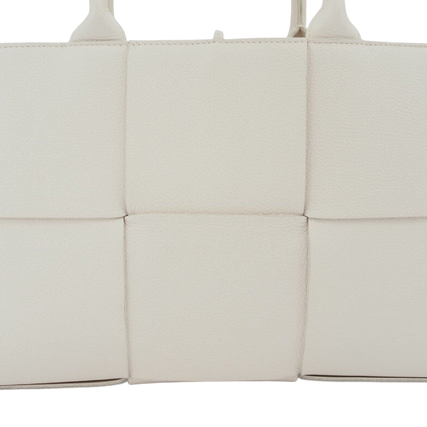 Bottega Veneta White Leather Arco