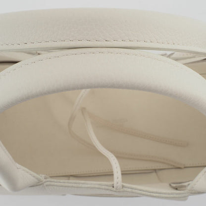 Bottega Veneta White Leather Arco