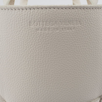 Bottega Veneta White Leather Arco