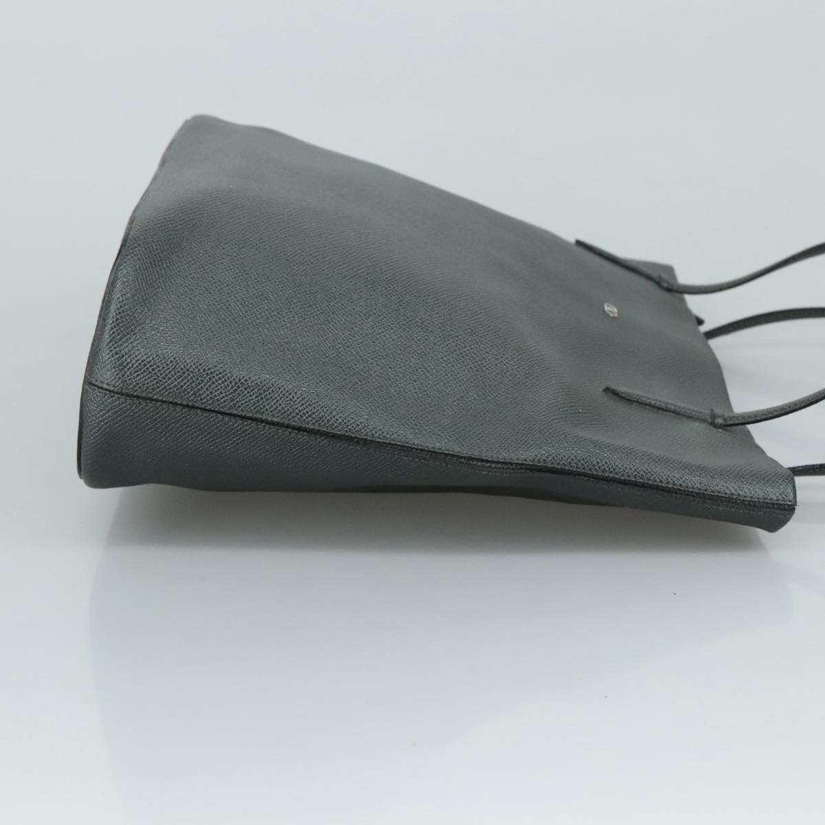 Valentino Garavani Gray Leather V Logo