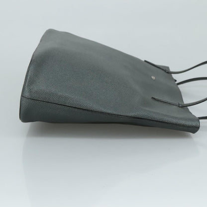 Valentino Garavani Gray Leather V Logo