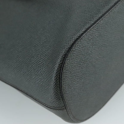 Valentino Garavani Gray Leather V Logo