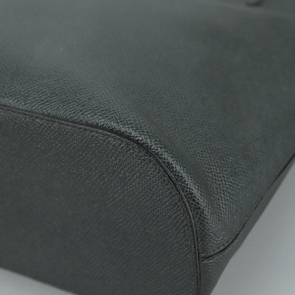 Valentino Garavani Gray Leather V Logo