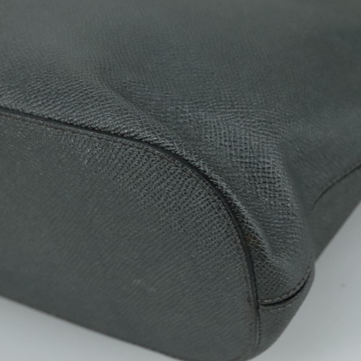 Valentino Garavani Gray Leather V Logo