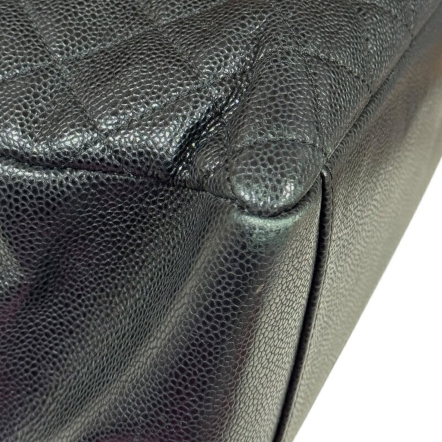 Chanel Black Leather Grand Shopping