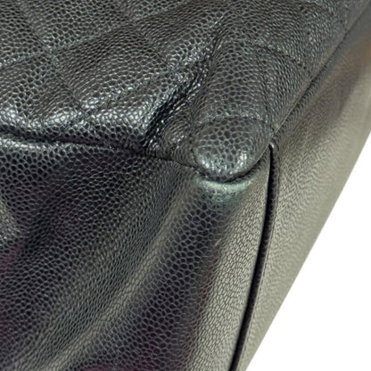 Chanel Black Leather Grand Shopping