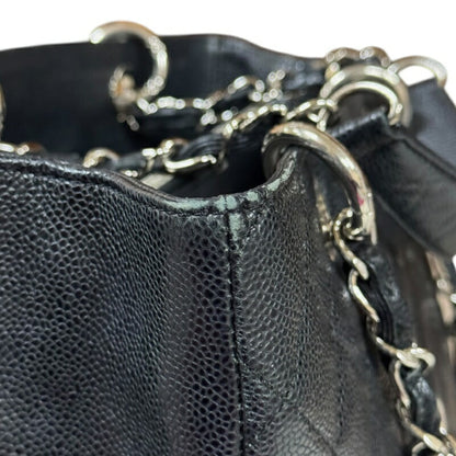 Chanel Black Leather Grand Shopping